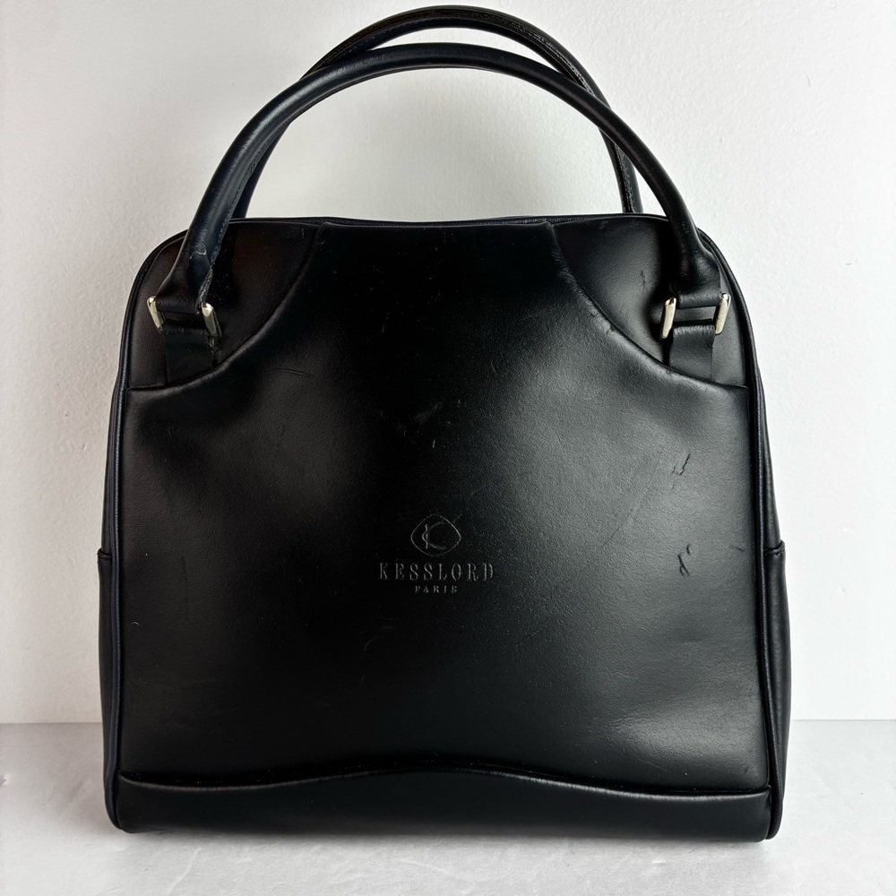 Kesslord Paris Black Double Handle Purse